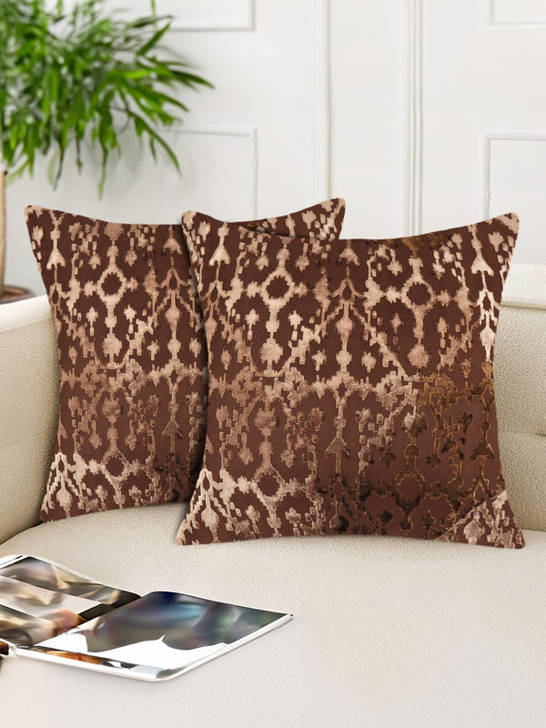 Tesmare Ethnic Chic Decorative Throw Cushion Cover, Brown