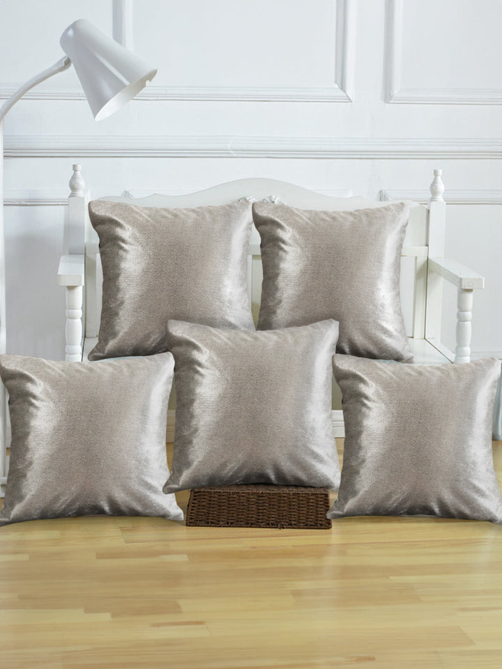 Tesmare Off-White Velvet Cushion Covers with Spray Foil Print – Luxe Accent Pillows Tesmare