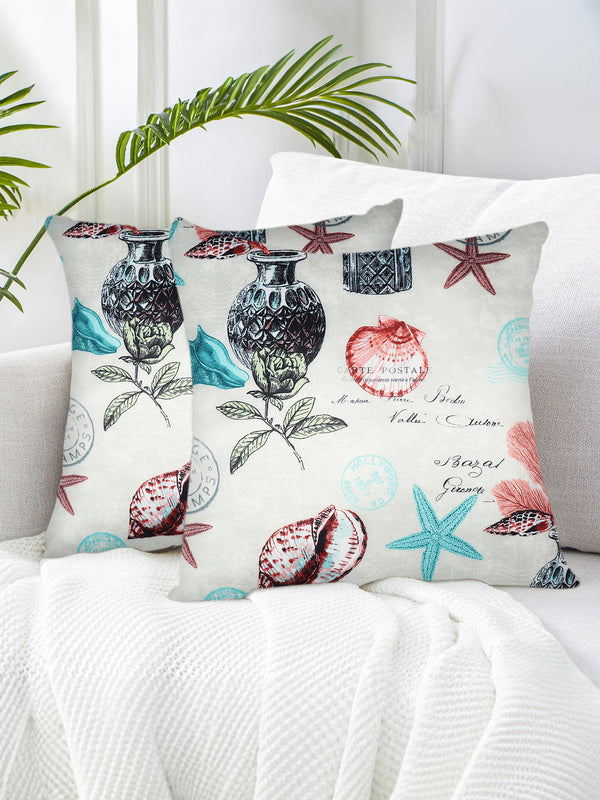 Tesmare Ultra Soft Satin Throw Pillow Covers, Off white Tesmare