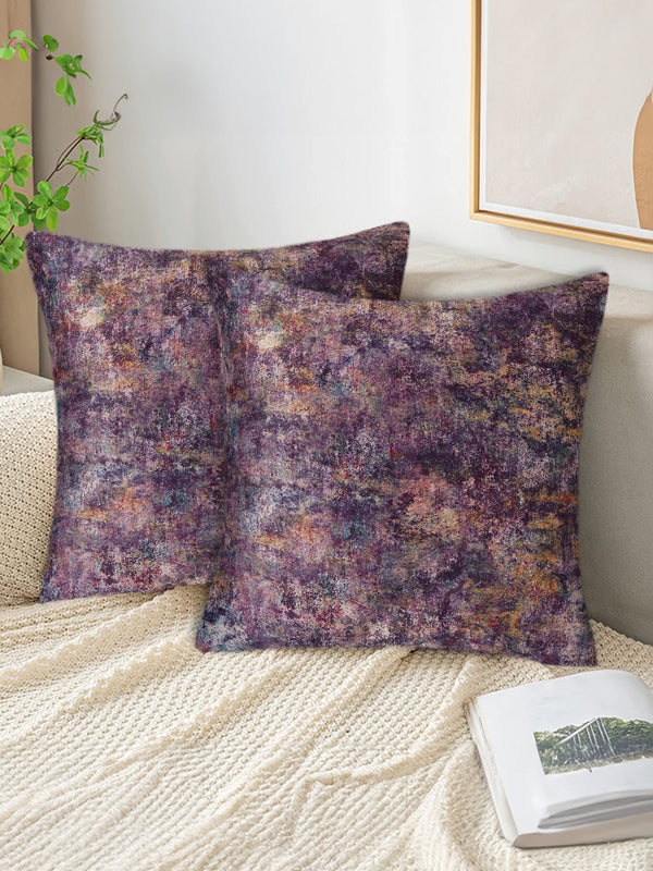 Tesmare Buy Velvet Cushion Covers 24 x 24 Inch ,Purple,2 Pieces Tesmare