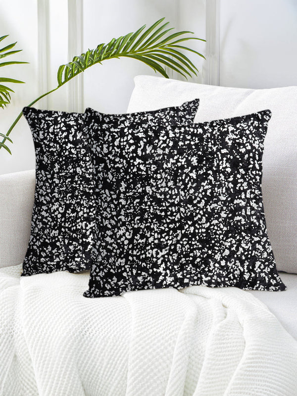 Tesmare Decorative Throw Pillow Cover, Sofa Cushion Cover Pillow, Black Tesmare