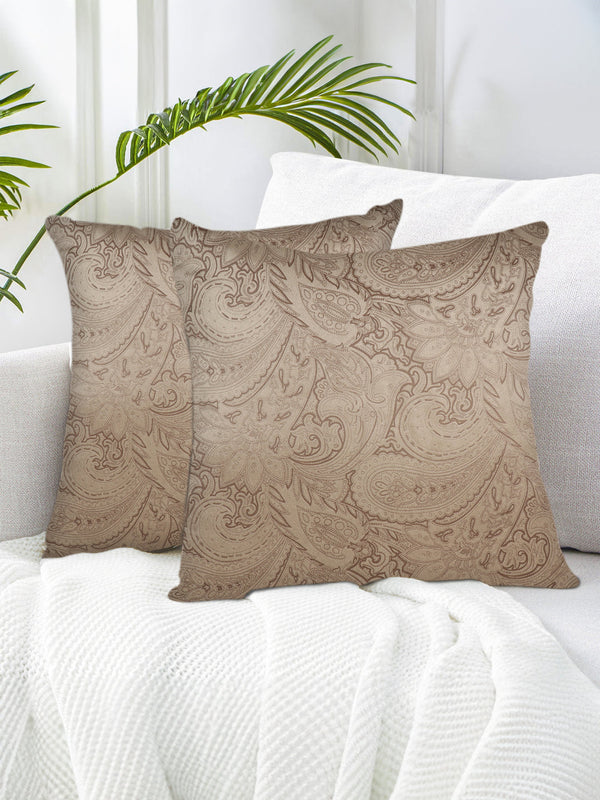 Tesmare Throw Pillow Covers Decorative Pillow Shells For Sofa, Brown Tesmare