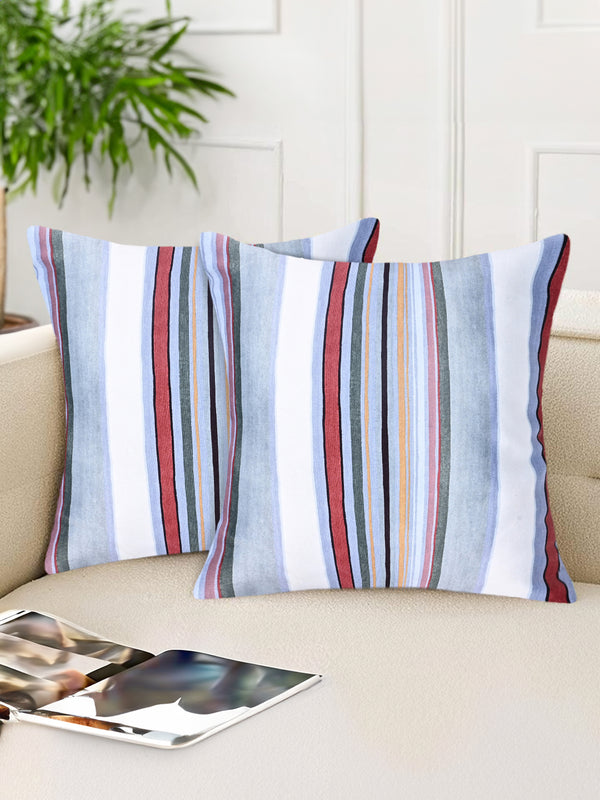 Tesmare Premium Satin Square Cushion Covers For Couch, Multicolor