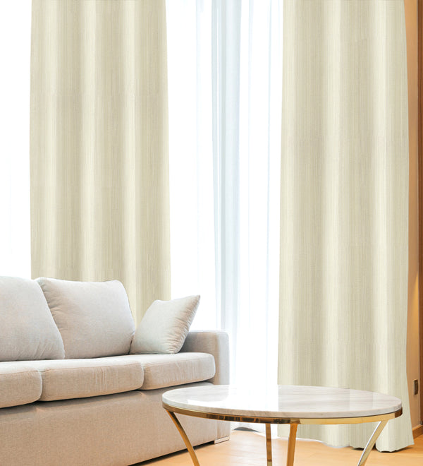 Tesmare Premium Silk Blend curtain for bedroom,Cream,1Panel