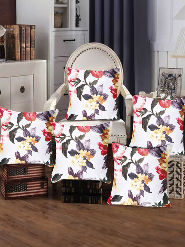 Tesmare Buy Velvet Cushion Covers 16x16 Inch, Light Grey, 5 Pieces Tesmare