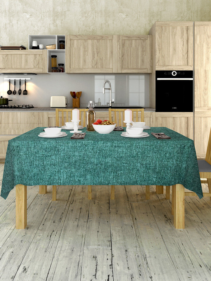 Tesmare Chenille Table Cover – Rich Textured Dining Table Cloth for 4, 6 & 6-8 Seater Tables (60, 75, 95 Inches) Tesmare