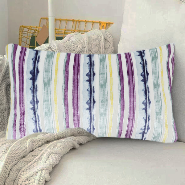 Tesmare Decorative Sofa Throw Pillow Cover for Couch bedroom living room, White/Multi
