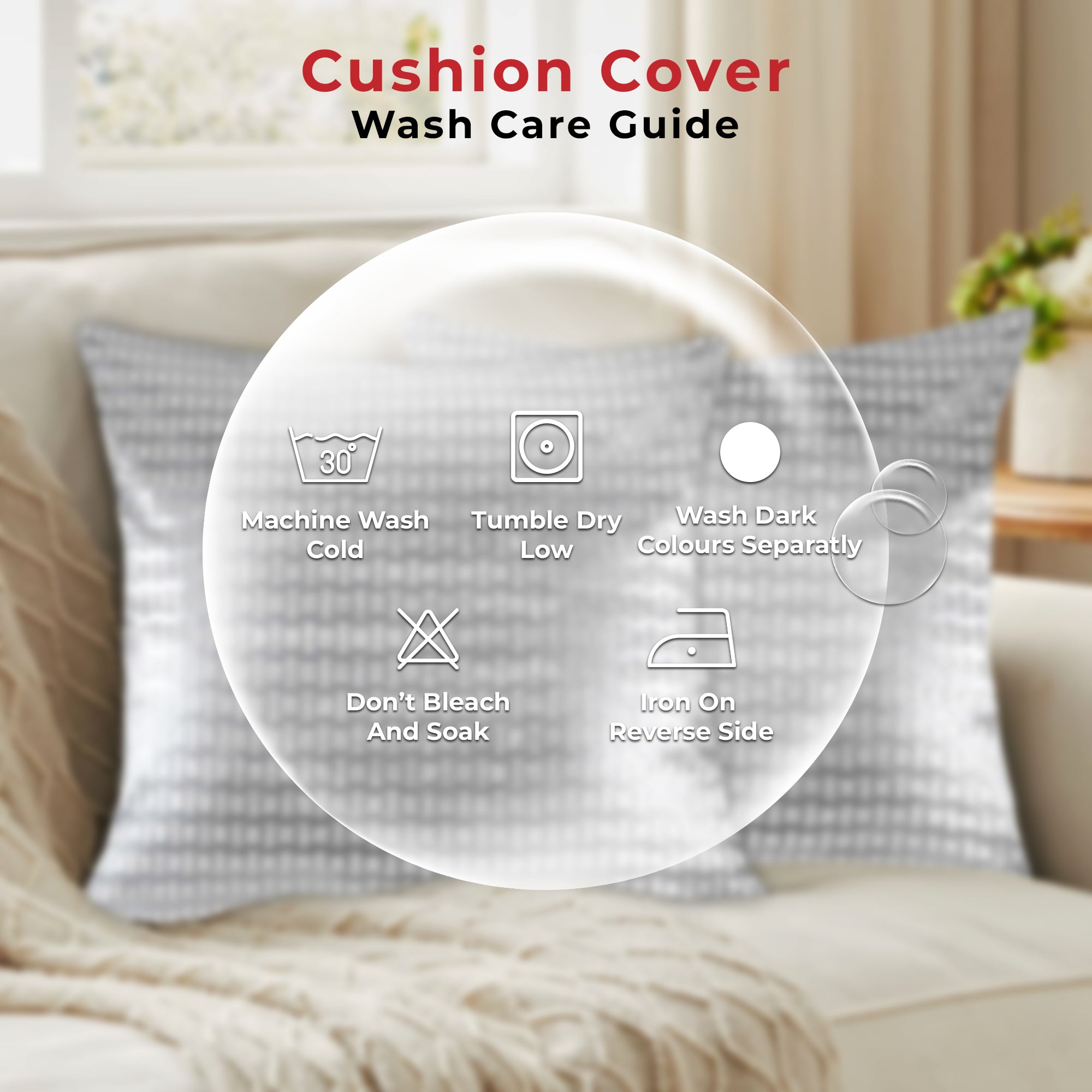 Tesmare Luxury Style Cushion Cover Super Soft Pillowcases set of 2, 12 x 20 inch, White/Silver
