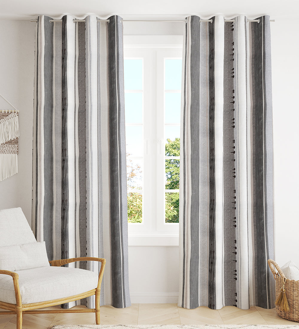 Tesmare Ultra Smooth  Satin Curtain for Long Door 9 ft