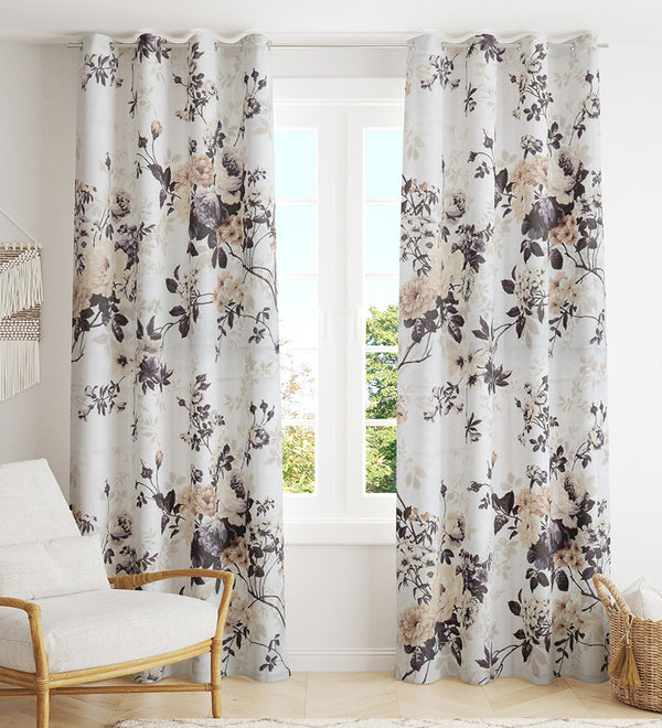 Tesmare Elegent, Ultra Smooth  Satin Curtain For  Long Door 9 ft Tesmare