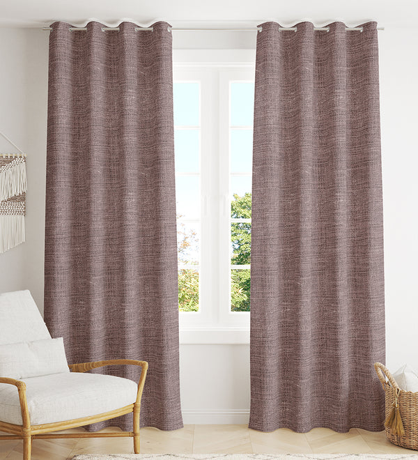 Tesmare Thermal Insulated Blackout Long Door Polyester Curtain 7ft