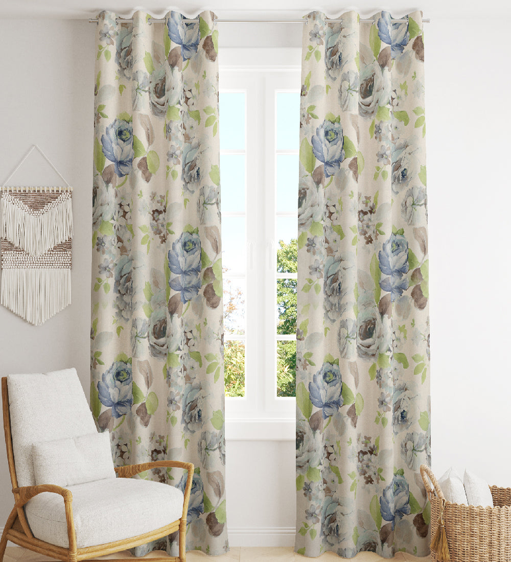 Tesmare Luxurious,Satin Weave Polyester Curtain for Long Door 9 ft