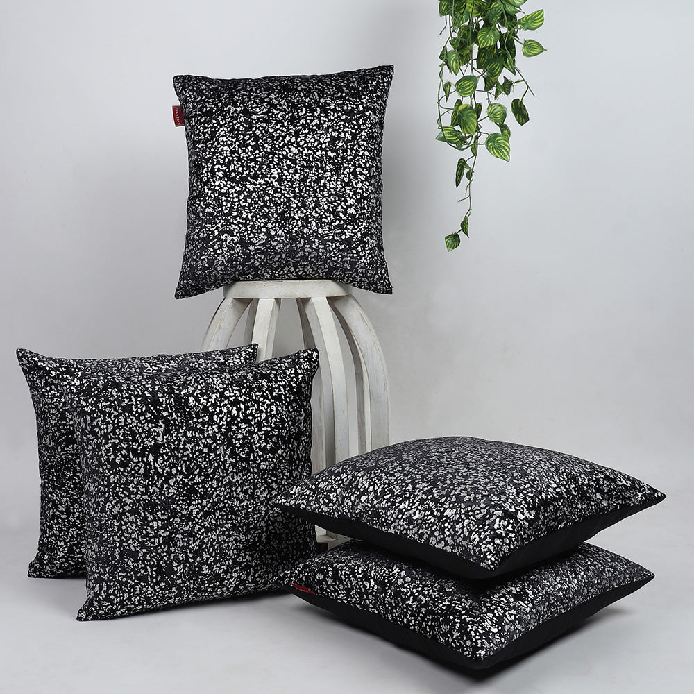 Tesmare Decorative Throw Pillow Cover, Sofa Cushion Cover Pillow, Black