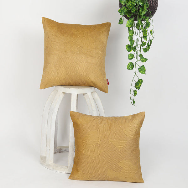 Brown Suede Velvet Cushion Covers, 2 Pieces Tesmare