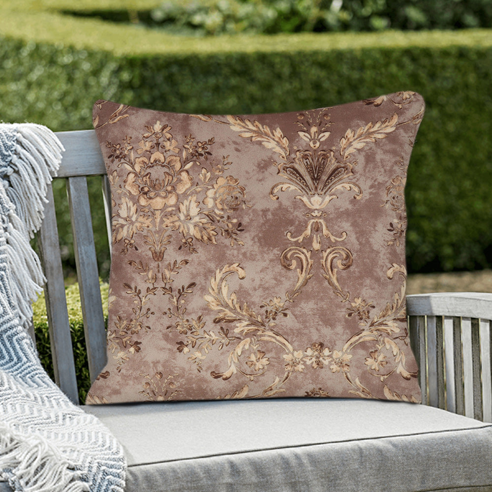 Tesmare Decorative Pillowcases Covers for Sofa, Velvet, Brown