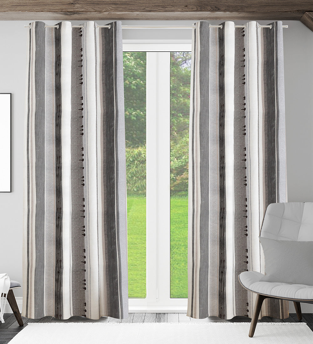 Tesmare Ultra Smooth  Satin Curtain for Long Door 9 ft