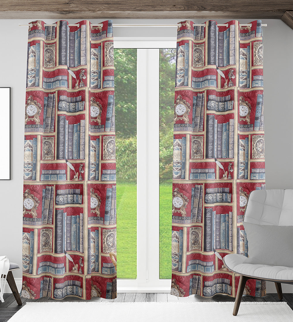Tesmare Curtain for Bedroom, Livingroom, Drawingroom, Maroon,1 Piece