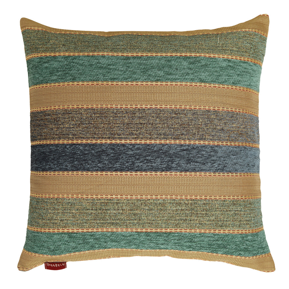 Tesmare Blue Jaquard Cushion Covers 24 x 24 Inch ,Turquoise, 2 Pieces