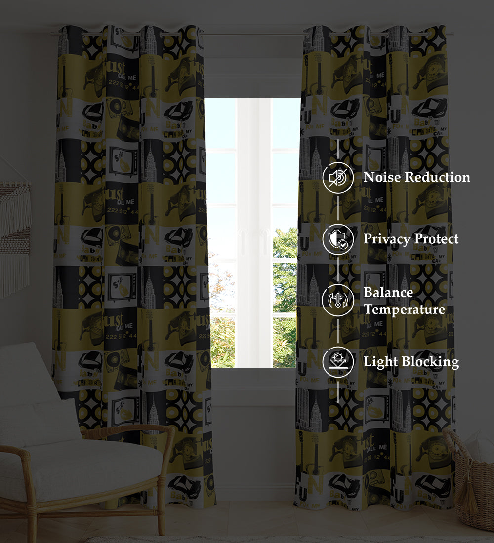 Tesmare Luxurious Curtains, Parde for Bedroom, Livingroom, Drawingroom