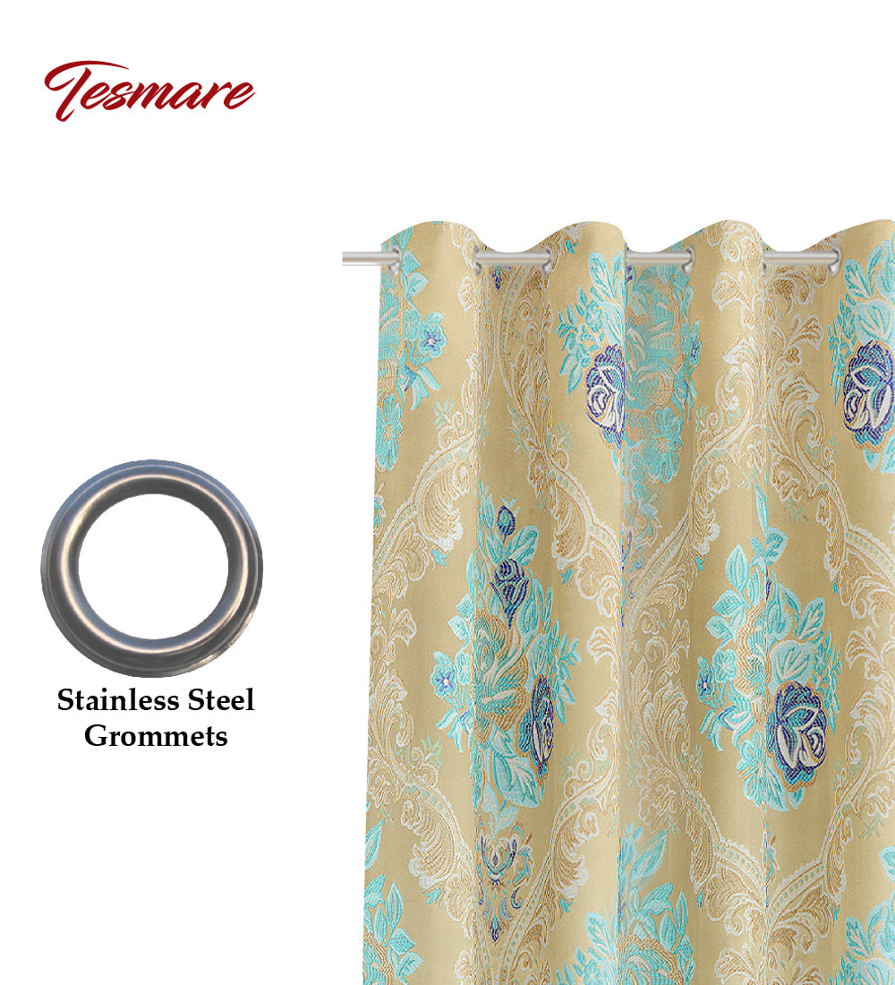 Tesmare Curtains For Long Door 9 ft, Curtains For Livingroom,Drawingroom