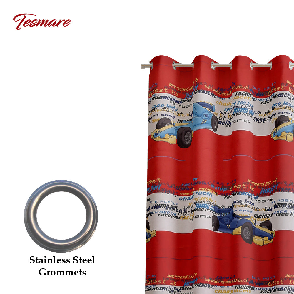 TESMARE Luxurious, Silky Smooth Polyester Curtain,for Long Door 9 ft, 1 Peice