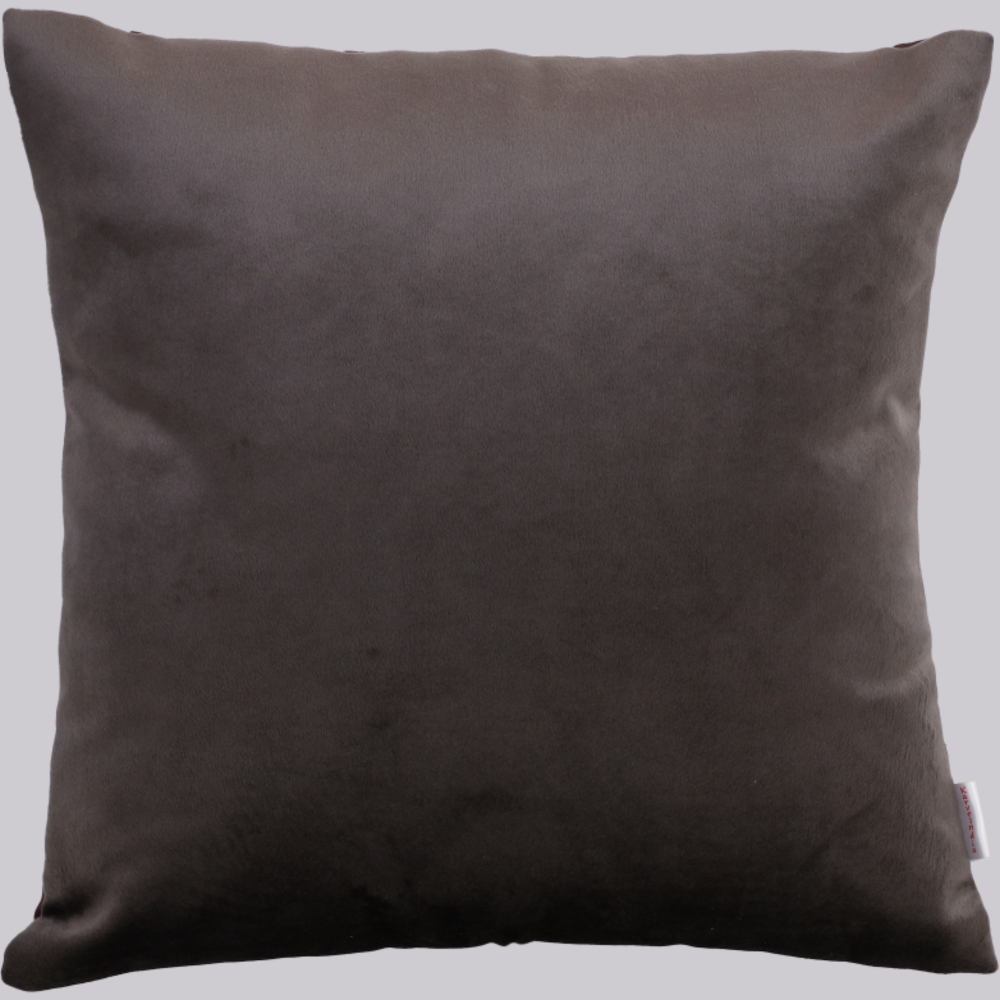 TESMARE Ultra Soft ,Velvet Cushion Cover,Steel Grey, 5 Peices