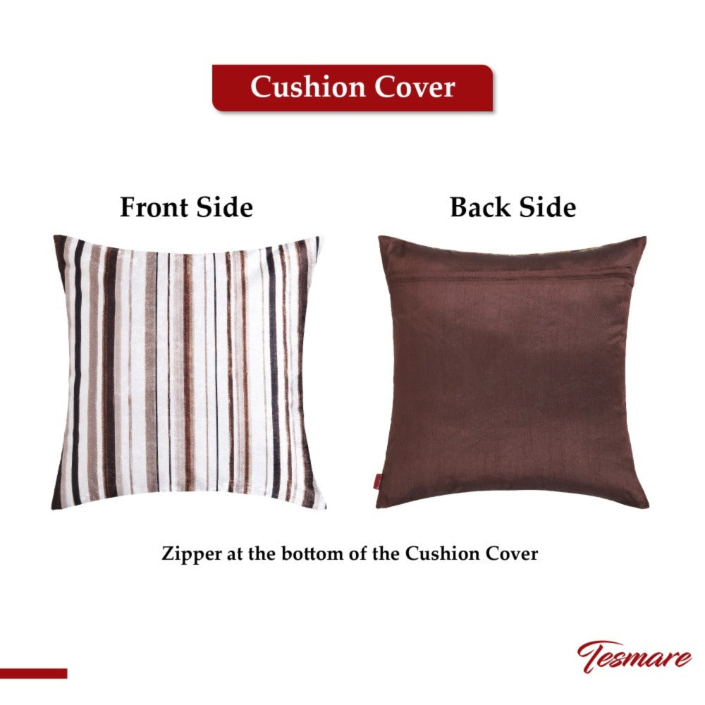 Quality Rich Cushion Covers 24 x 24 Inch, 2 Pieces