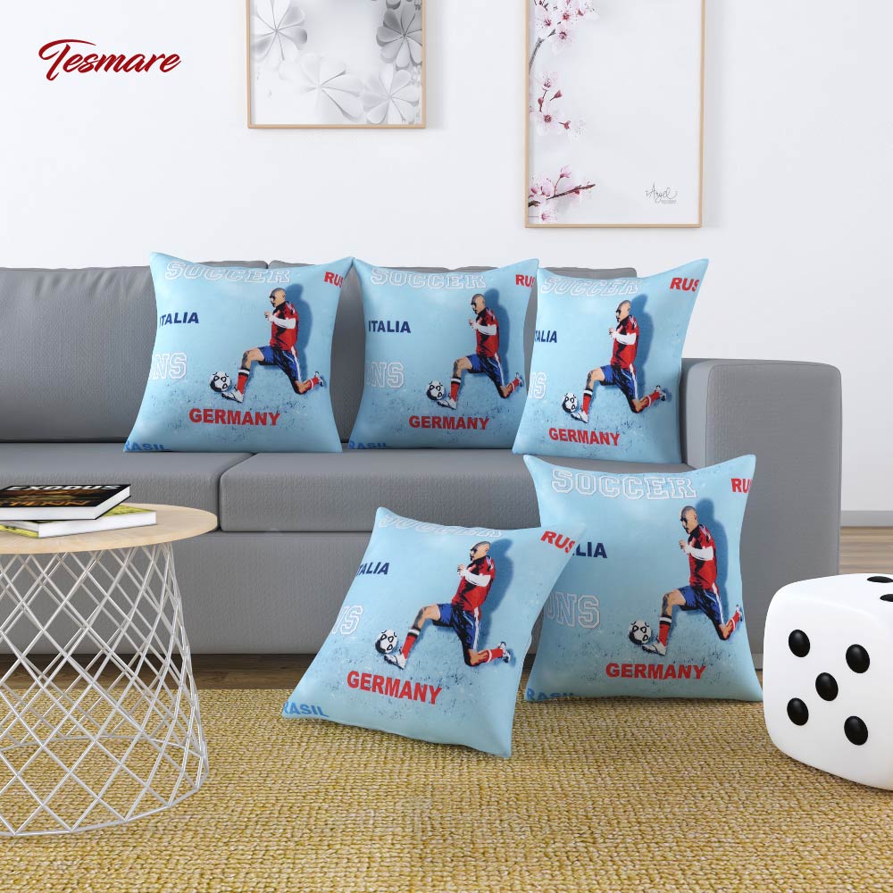 Tesmare Buy Cushion Cover Online- Pack of 5, 16 x 16 Inch