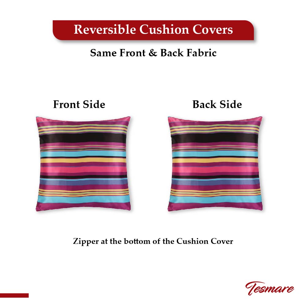 Tesmare Buy Cushion Cover Online Pack of 5, 16 x 16 Inch